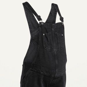 Maternity Jean Short Overalls